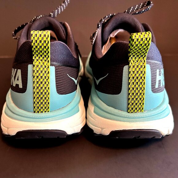 Hoka One One Black/Blue Graphite W Challenger ATR 6 Trail Running Shoes Size 9.5 - Picture 4 of 7